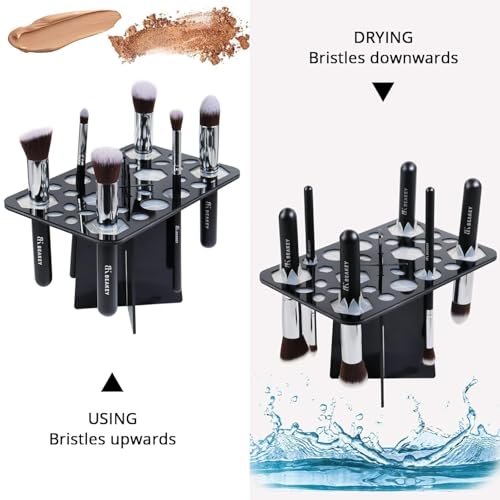 Best Makeup Brush Drying Rack