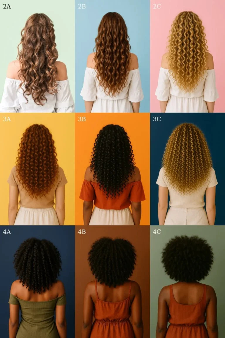 Curly hair