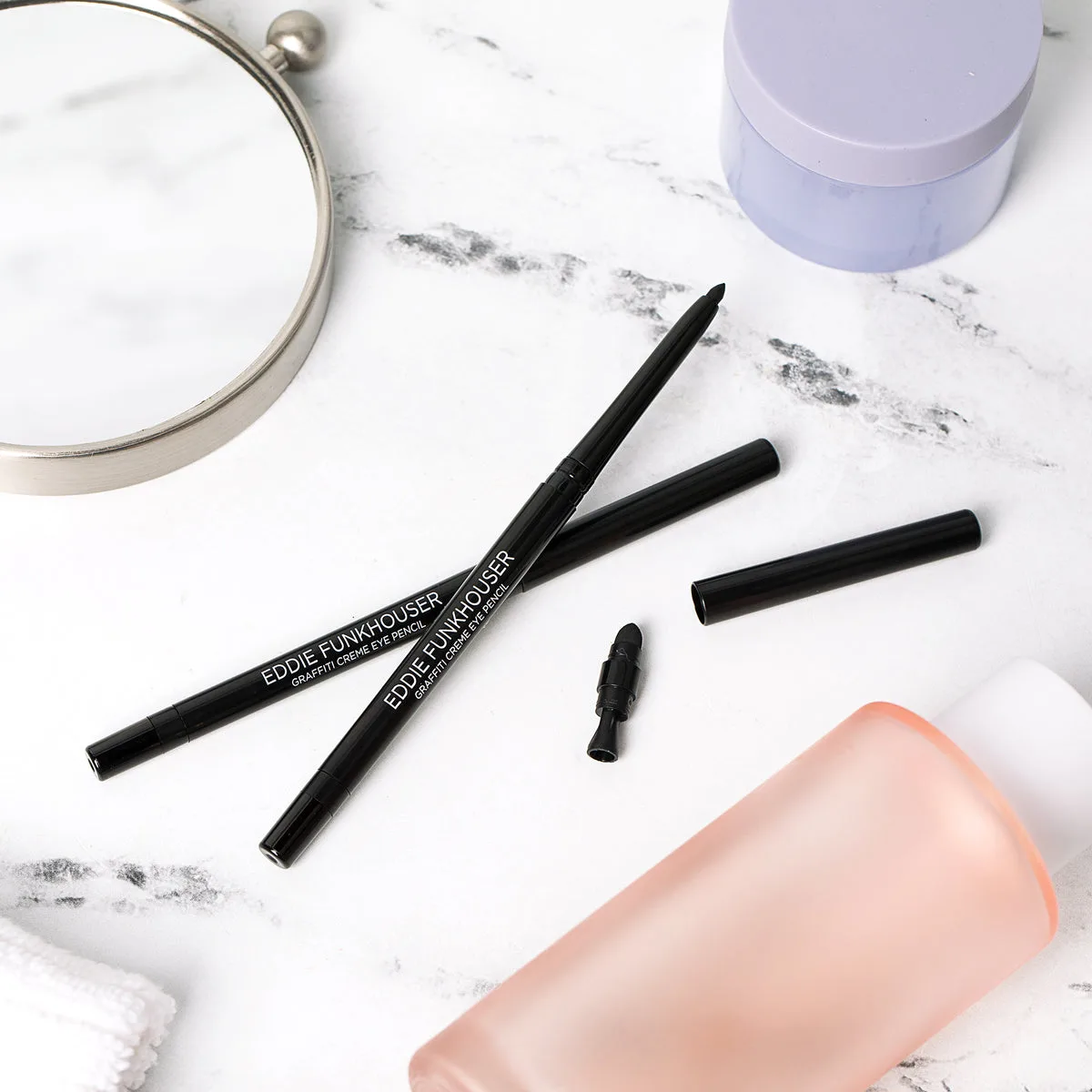 Eyeliner, Eyeshadow Primer, Setting Powder, Setting Spray