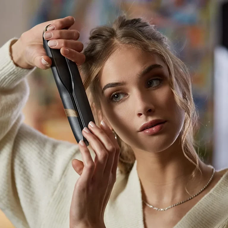 How do I clean a hair straightener?