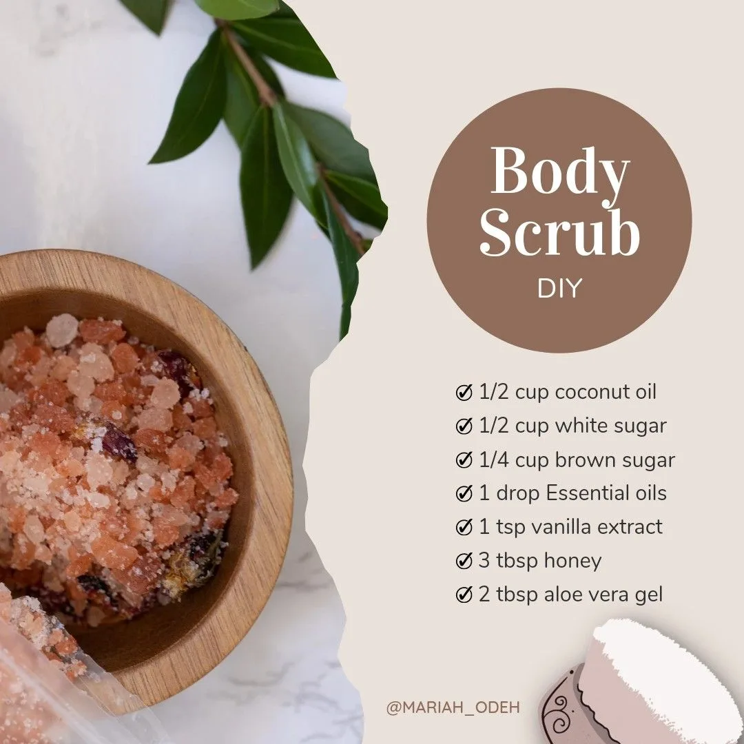 Physical Scrubs (Sugar, Salt, Grains)