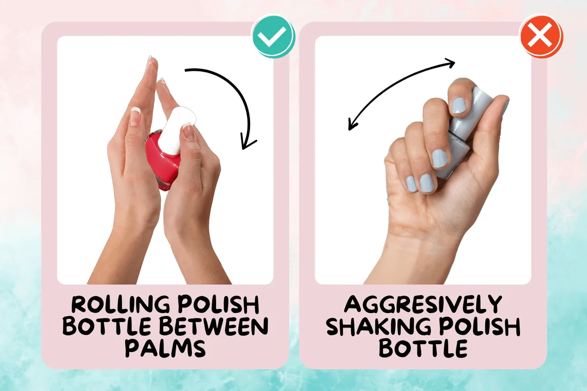 The Right Way to Mix Your Polish