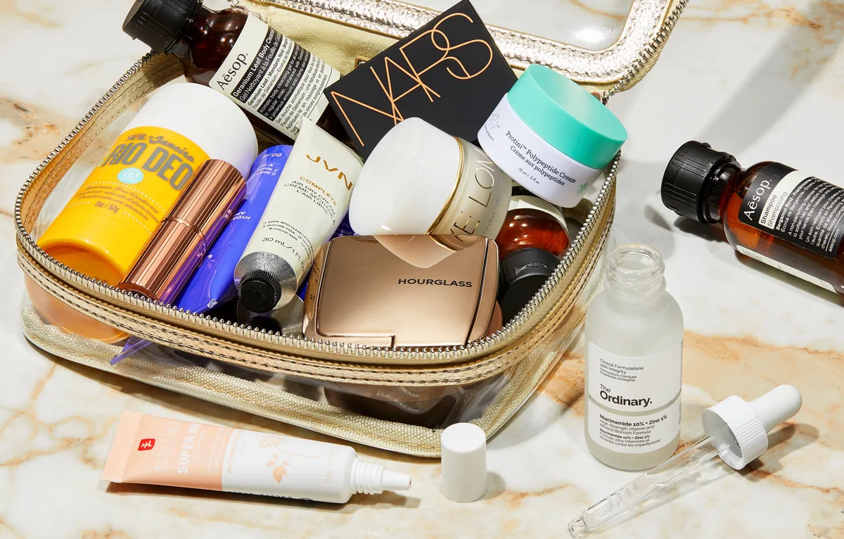 What beauty products should I take while traveling?