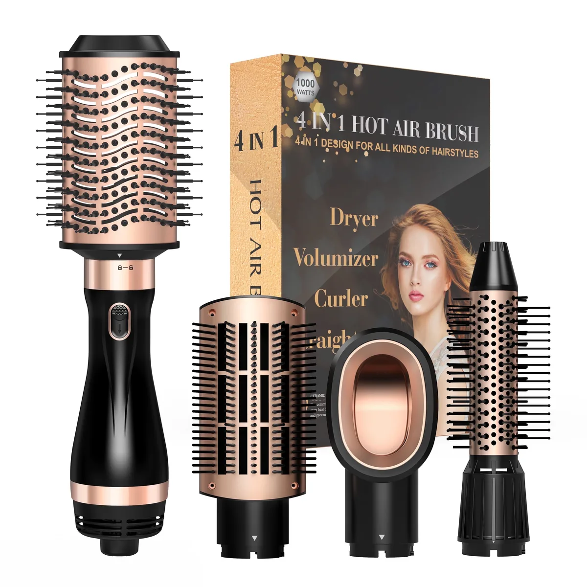 What is the difference between a hair dryer and hot air brush?