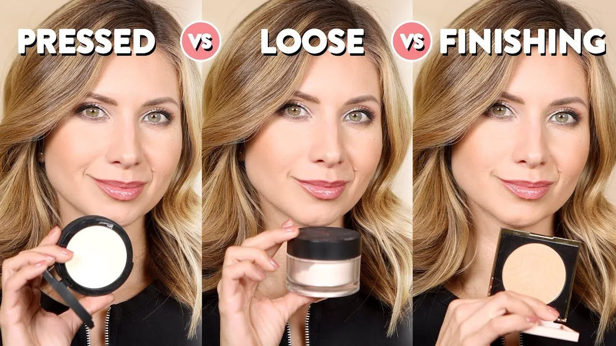 What is the difference between setting powder and finishing powder?