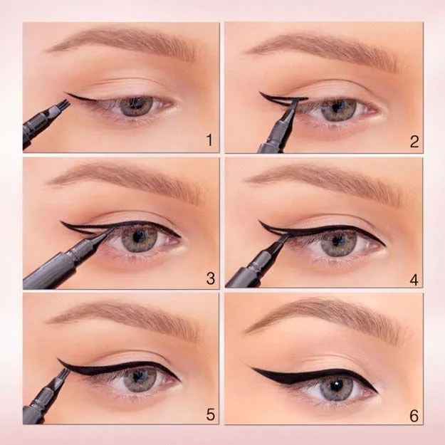 Winged eyeliner
